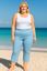 Picture of CURVY GIRL THREE QUARTER STRETCH COTTON CROP TROUSER